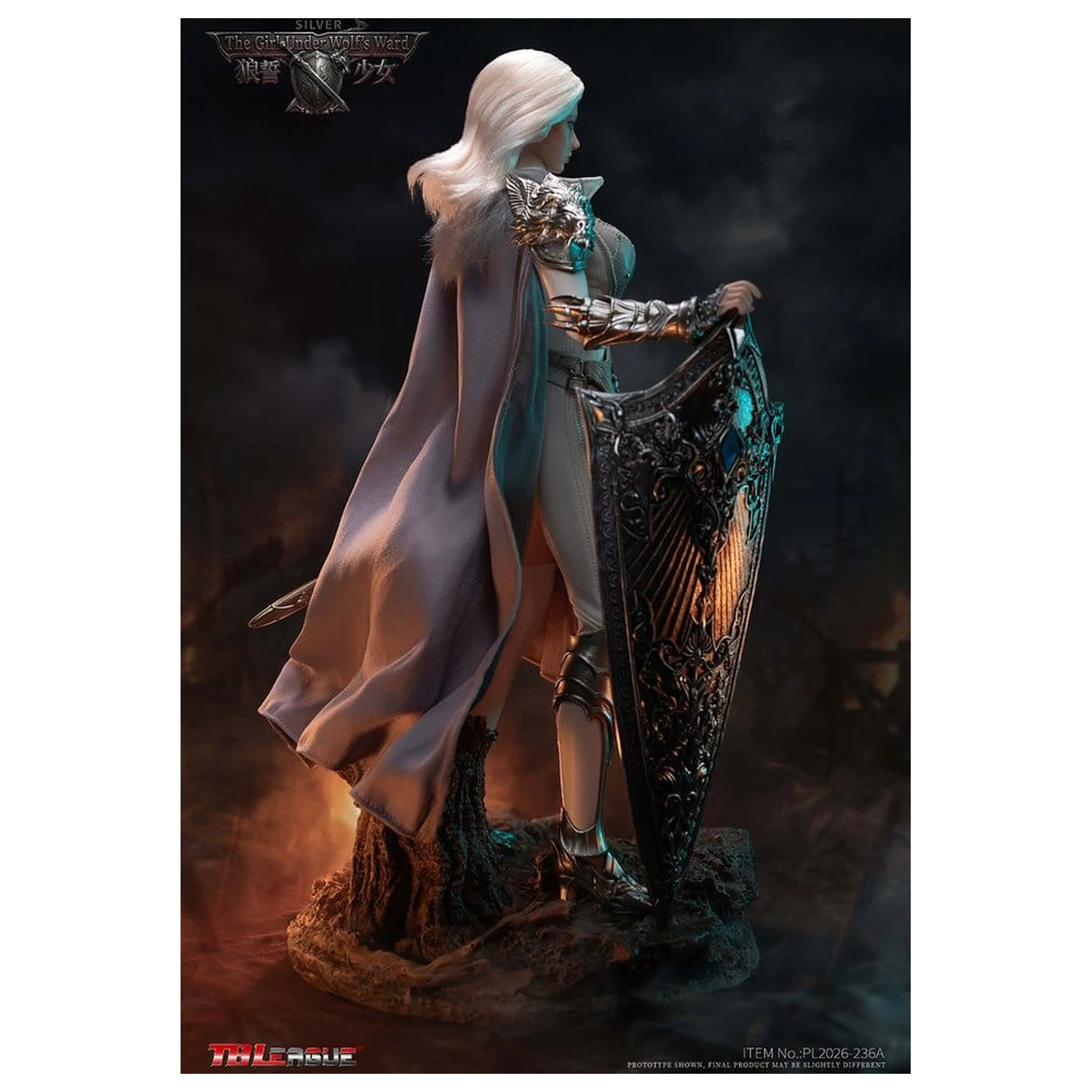 The Girl Under Wolf's Ward 1/6 Alina (Silver) akciófigura 30 cm termékfotó