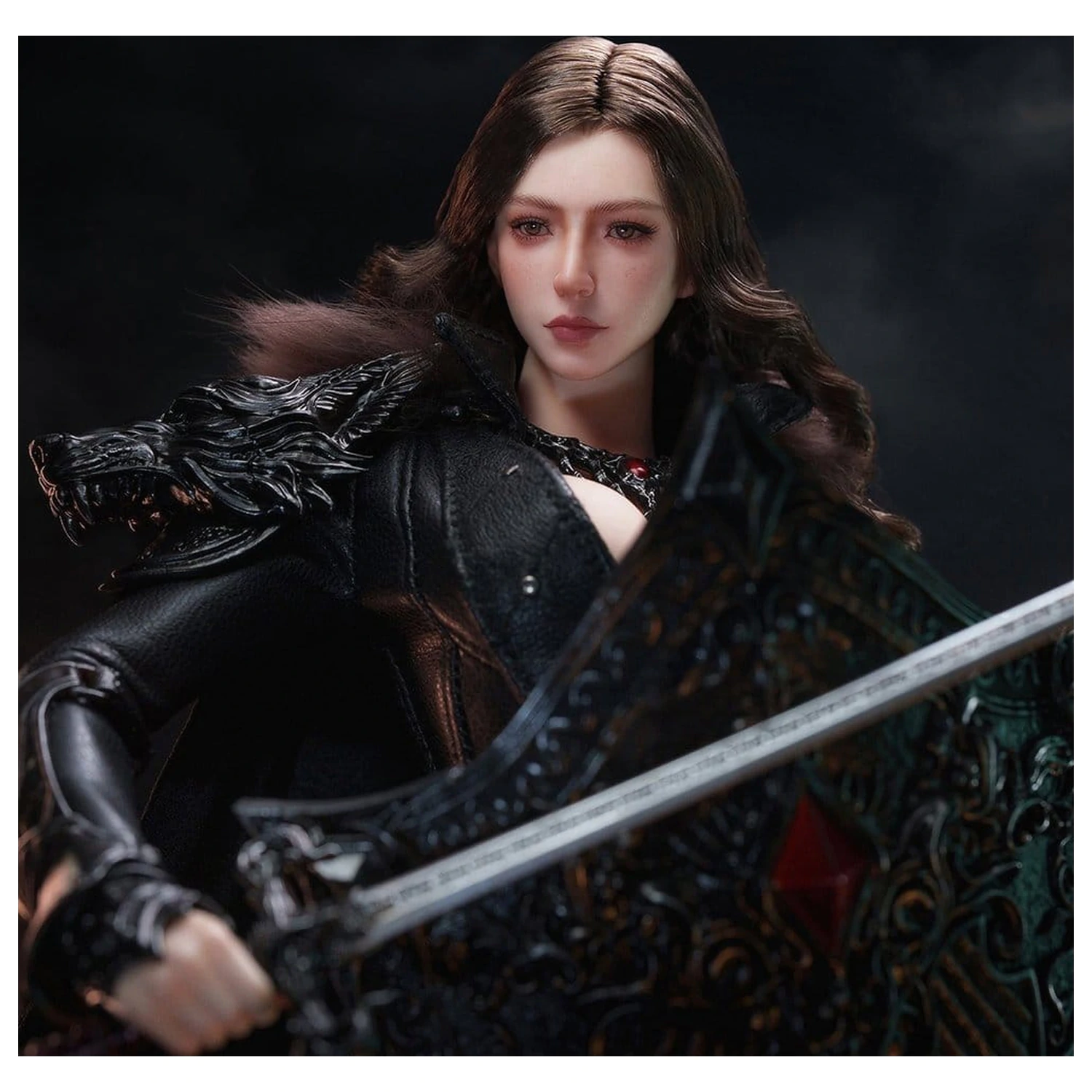 The Girl Under Wolf's Ward 1/6 Eleanor (Black) akciófigura 30 cm termékfotó