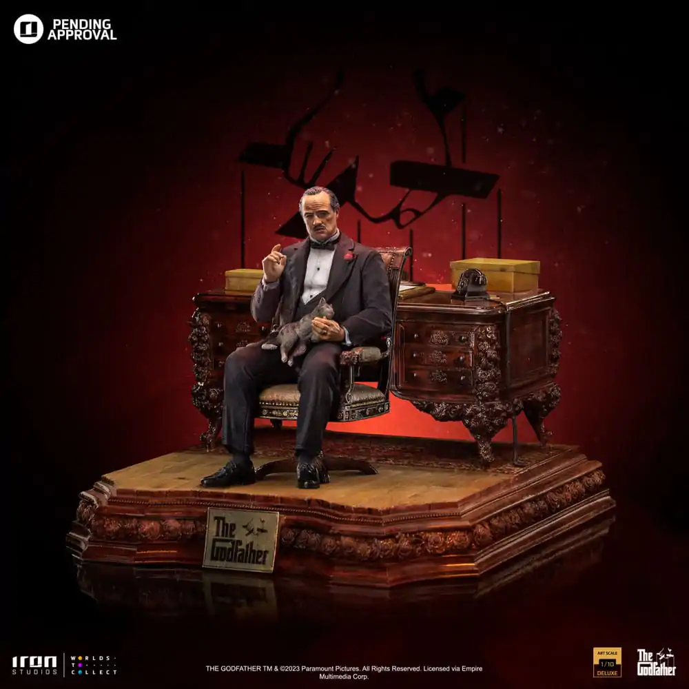 The Godfather Deluxe Art Scale 1/10 Don Vito Corleone szobor figura 19 cm termékfotó