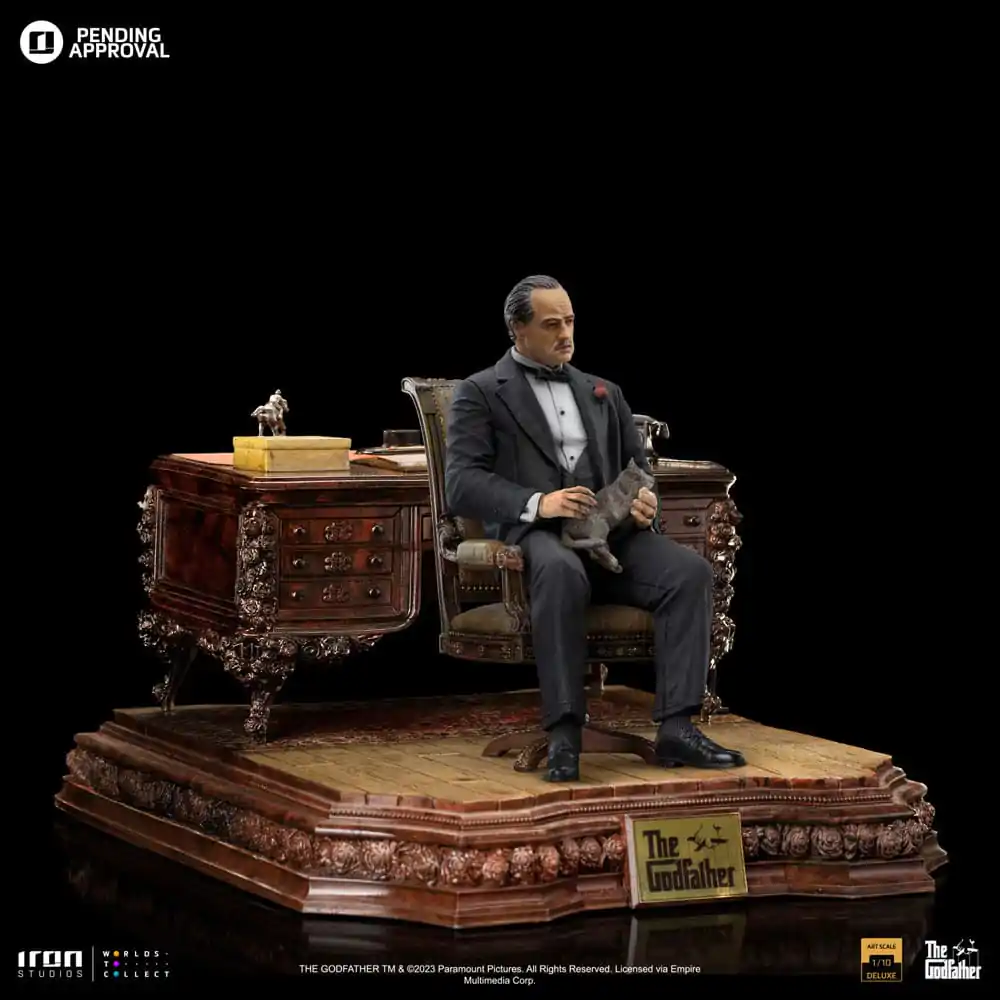 The Godfather Deluxe Art Scale 1/10 Don Vito Corleone szobor figura 19 cm termékfotó