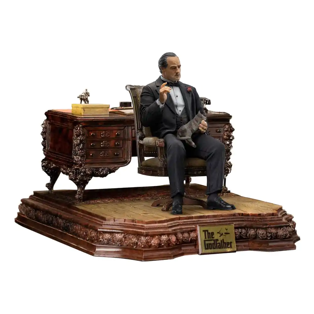 The Godfather Deluxe Art Scale 1/10 Don Vito Corleone szobor figura 19 cm termékfotó