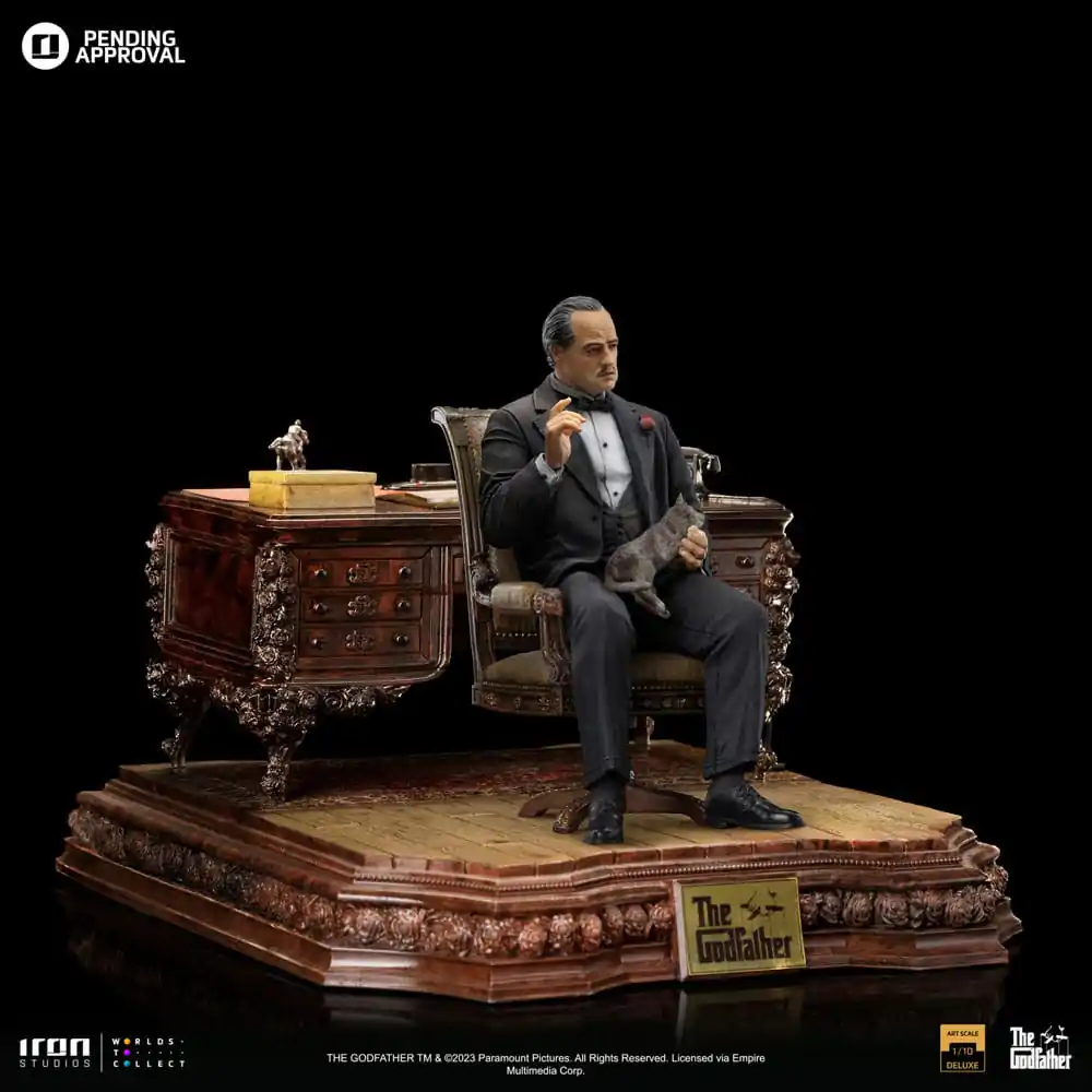 The Godfather Deluxe Art Scale 1/10 Don Vito Corleone szobor figura 19 cm termékfotó