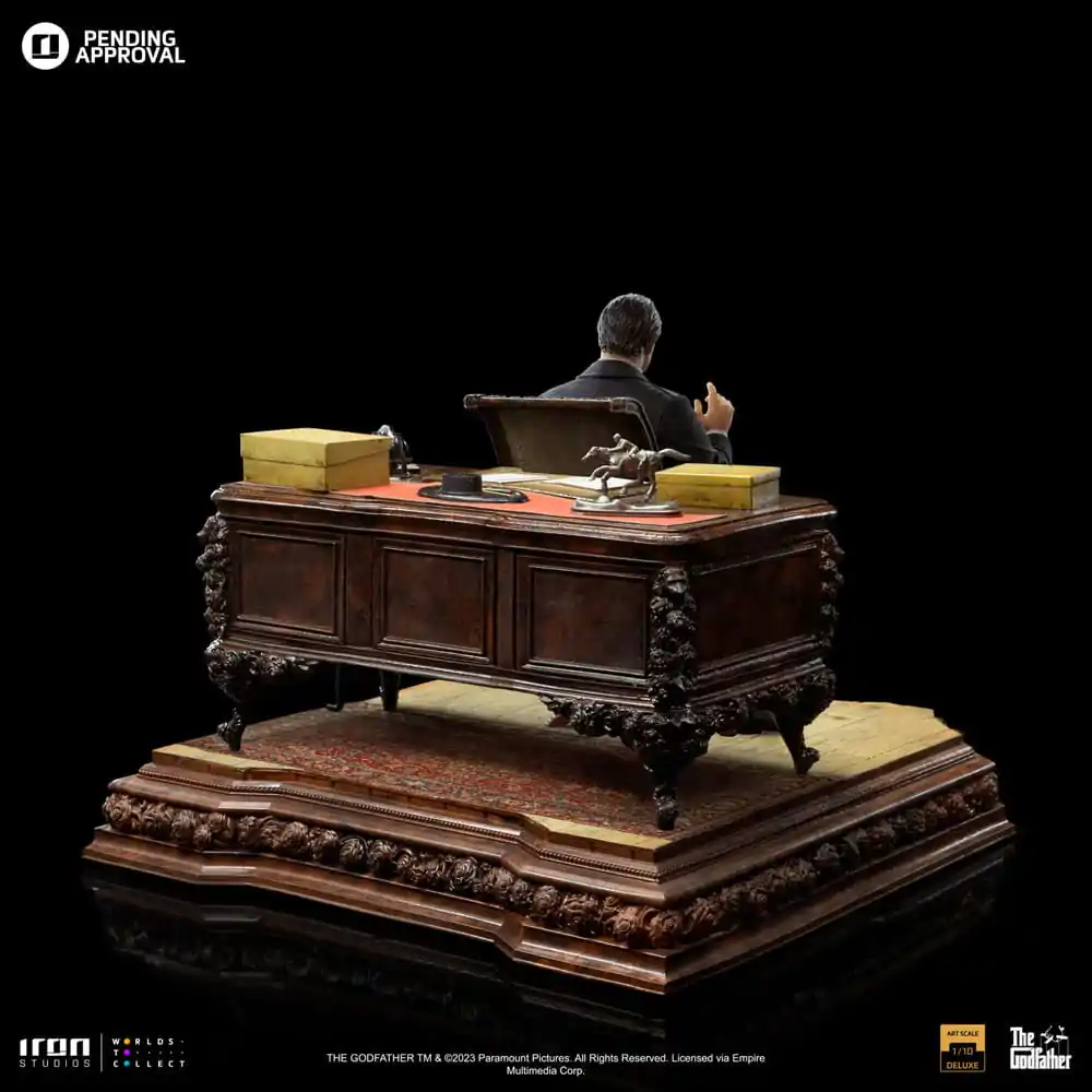 The Godfather Deluxe Art Scale 1/10 Don Vito Corleone szobor figura 19 cm termékfotó