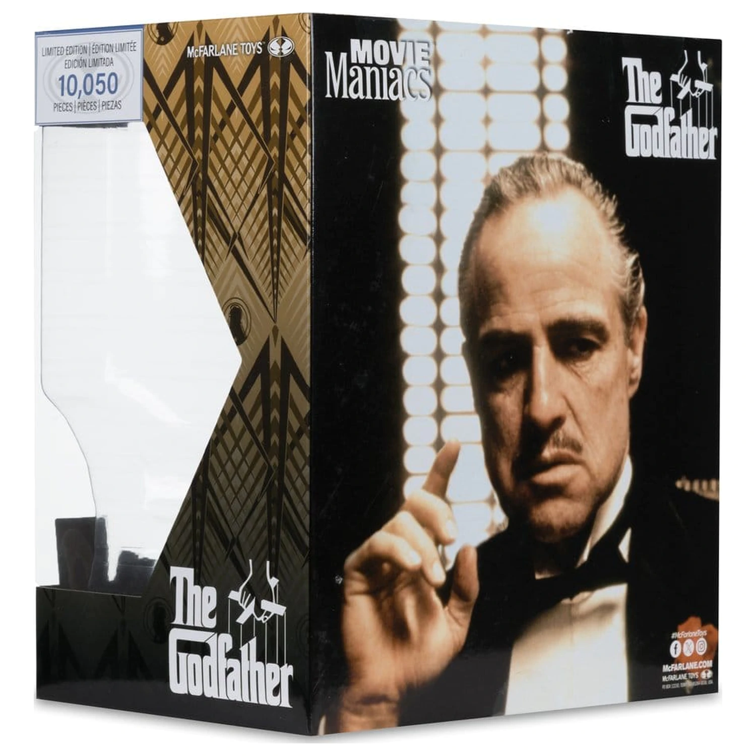 The Godfather Movie Maniacs Paramount figura Don Corleone 17 cm termékfotó