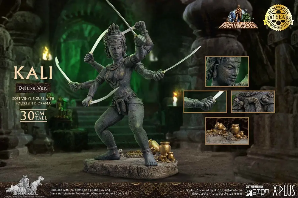The Golden Voyage of Sinbad figura Ray Harryhausens Kali Deluxe Version Soft Vinyl szobor 32 cm termékfotó