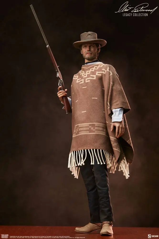 The Good, The Bad and the Ugly Clint Eastwood Legacy Collection 1/6 The Man With No Name akciófigura 30 cm termékfotó