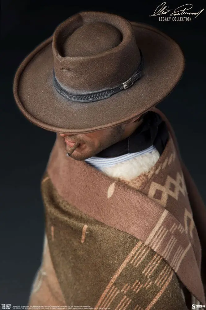 The Good, The Bad and the Ugly Clint Eastwood Legacy Collection 1/6 The Man With No Name akciófigura 30 cm termékfotó