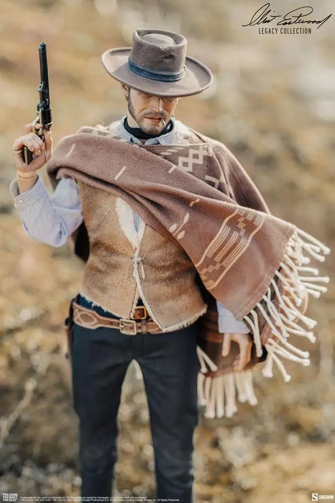 The Good, The Bad and the Ugly Clint Eastwood Legacy Collection 1/6 The Man With No Name akciófigura 30 cm termékfotó