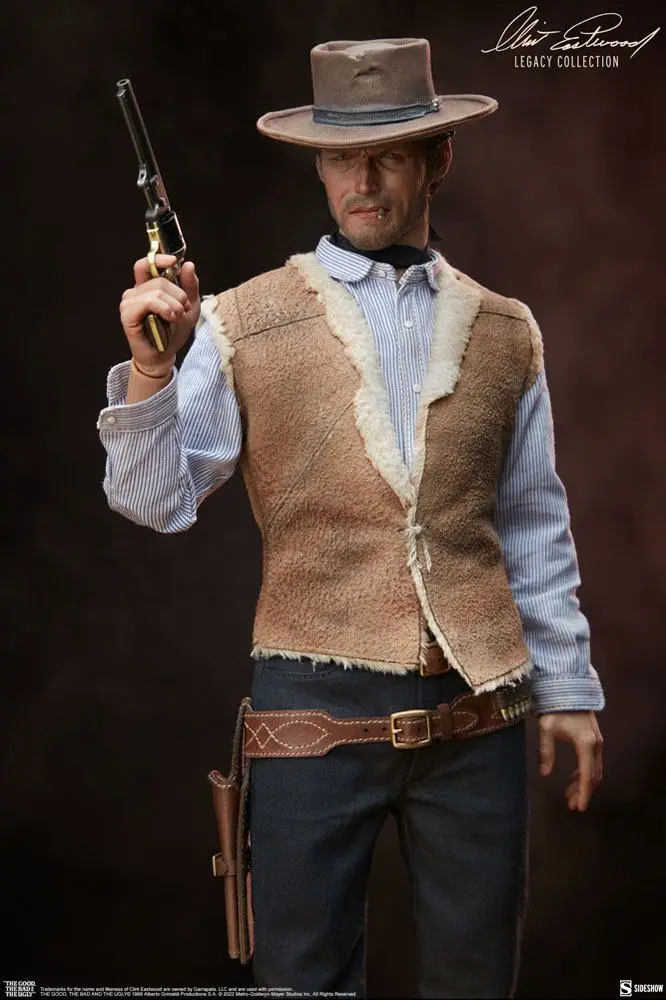 The Good, The Bad and the Ugly Clint Eastwood Legacy Collection 1/6 The Man With No Name akciófigura 30 cm termékfotó