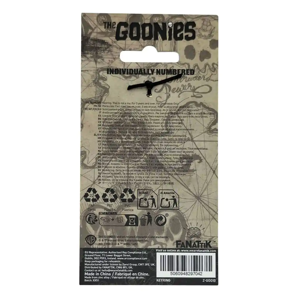 The Goonies 40th Anniversary Copper Bones kulcstartó Limitált kiadás termékfotó