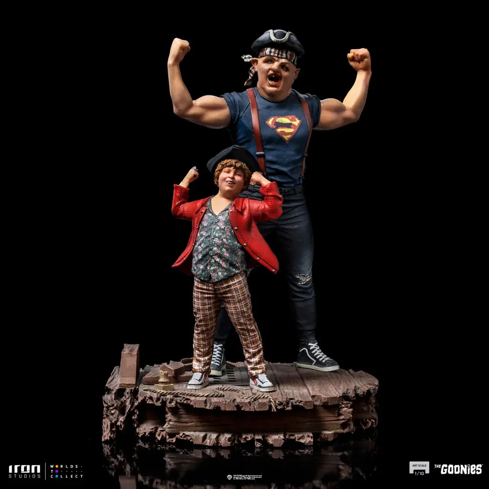 The Goonies Art Scale 1/10 Sloth and Chunk szobor figura 23 cm termékfotó