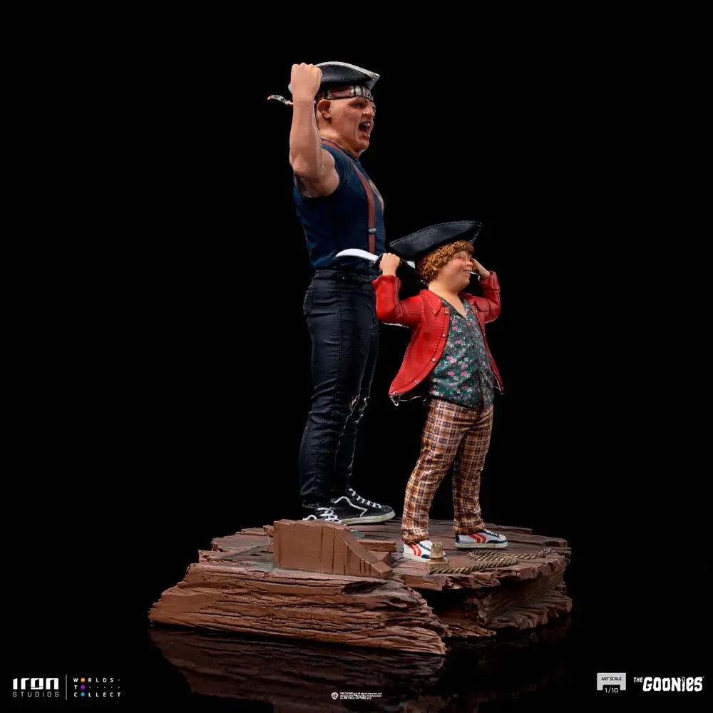 The Goonies Art Scale 1/10 Sloth and Chunk szobor figura 23 cm termékfotó