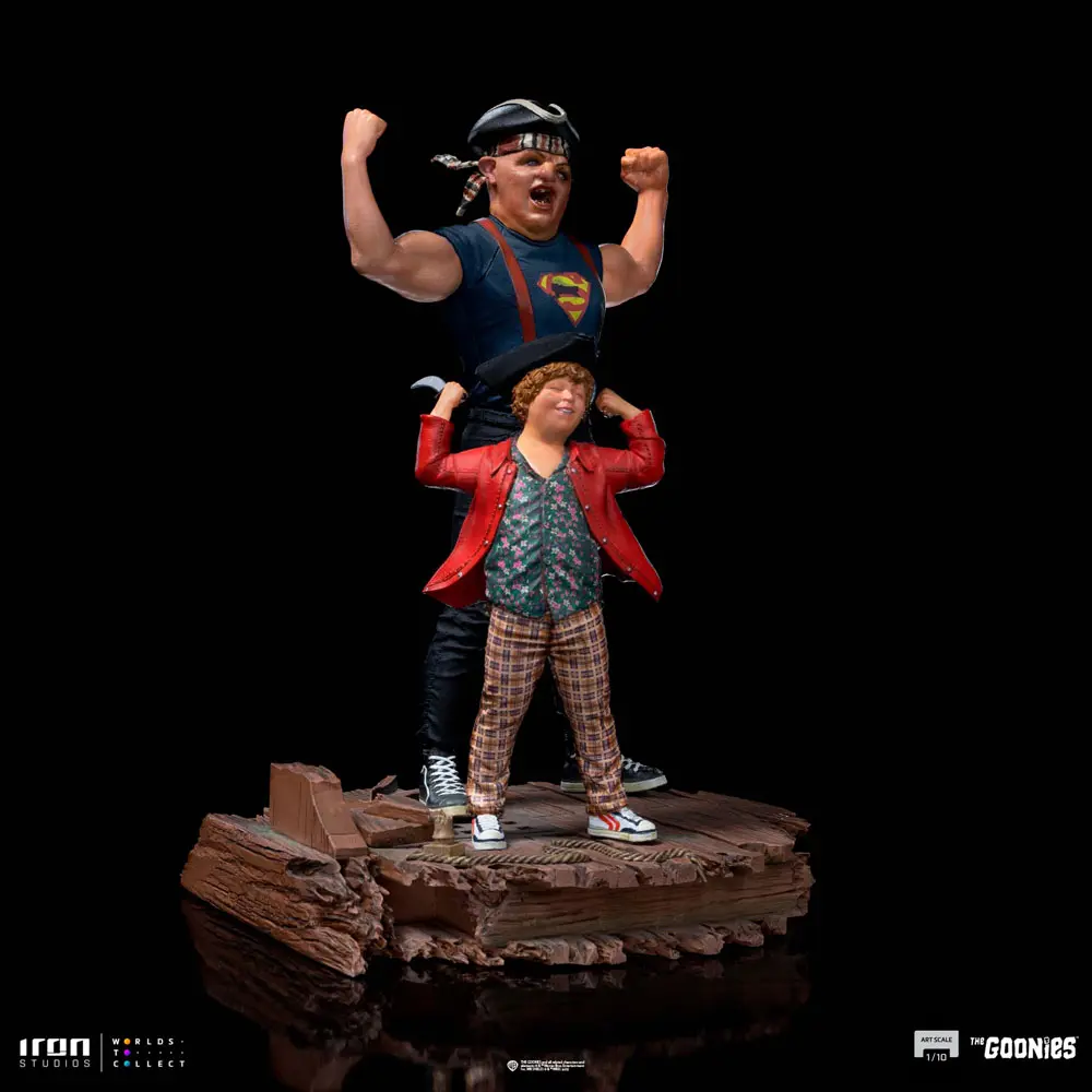 The Goonies Art Scale 1/10 Sloth and Chunk szobor figura 23 cm termékfotó