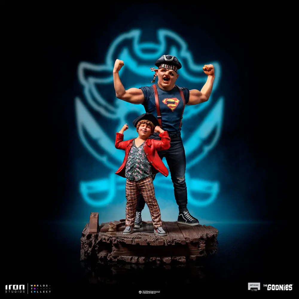 The Goonies Art Scale 1/10 Sloth and Chunk szobor figura 23 cm termékfotó
