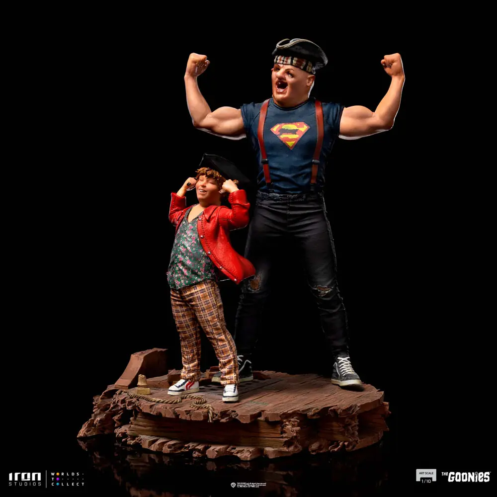 The Goonies Art Scale 1/10 Sloth and Chunk szobor figura 23 cm termékfotó