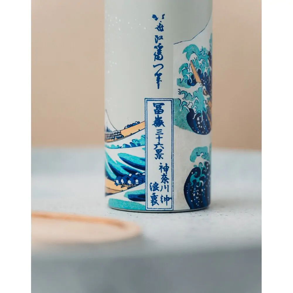 The Great Wave of Kanagawa Hokusai rozsdamentes acél palack kulacs 500ml termékfotó