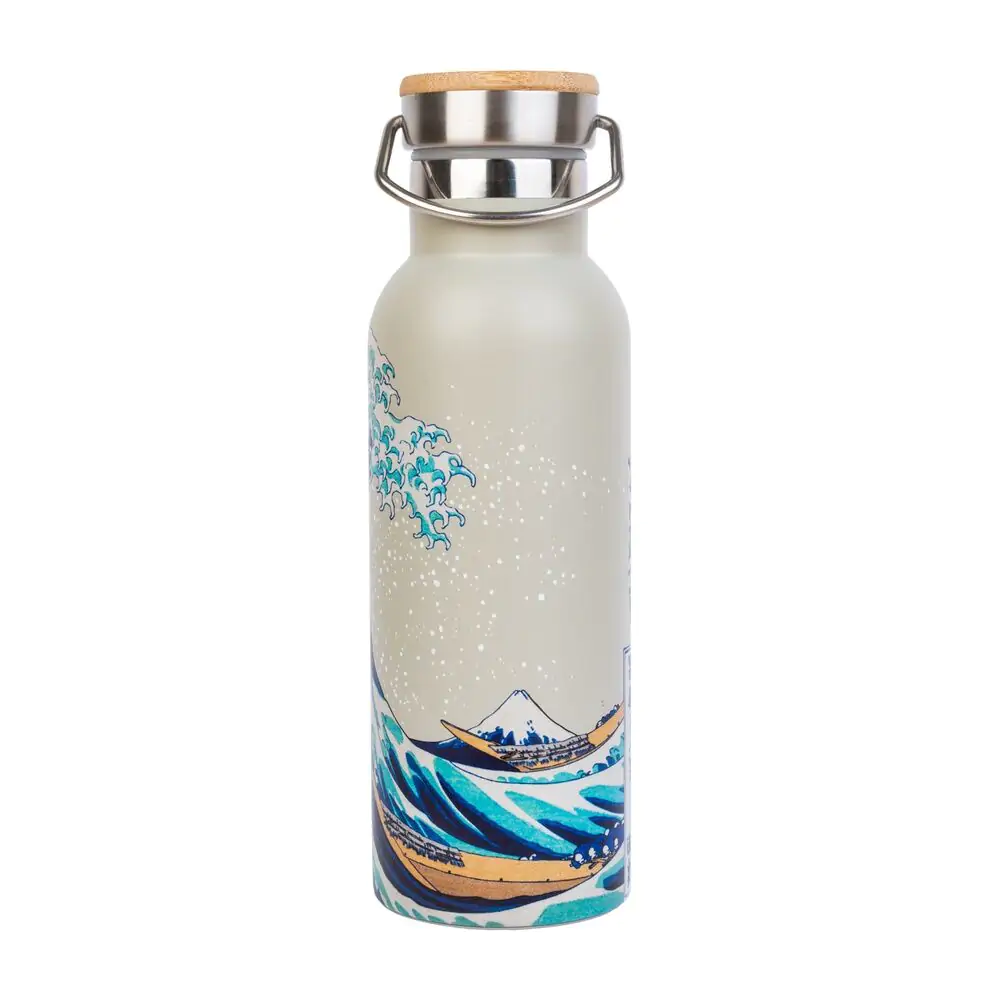 The Great Wave of Kanagawa Hokusai rozsdamentes acél palack kulacs 500ml termékfotó