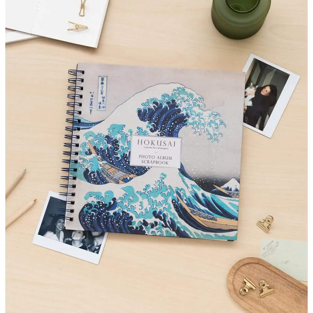 The Great Wave of Kanagawa Hokusai Scrapbook fotóalbum termékfotó