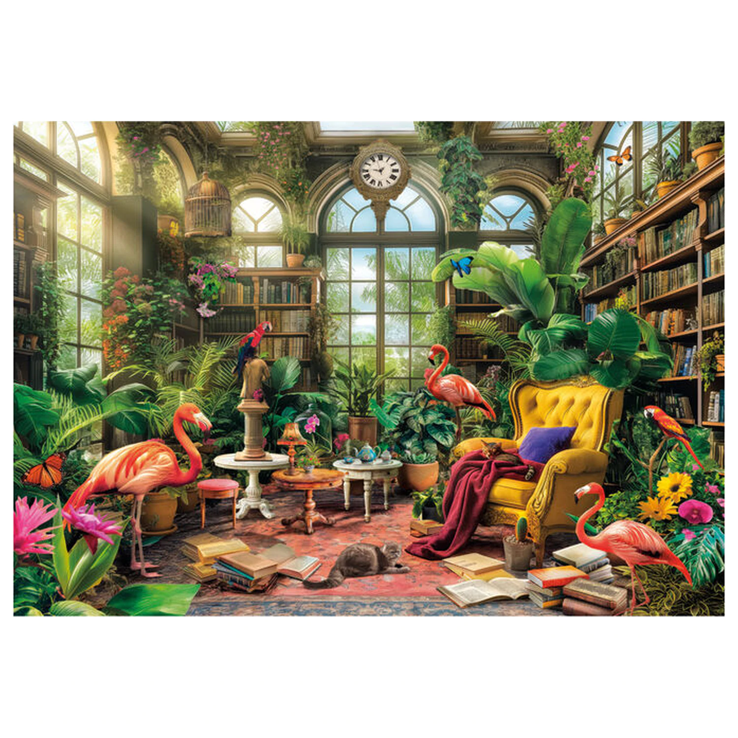The Greenhouse Library puzzle 1000db-os termékfotó