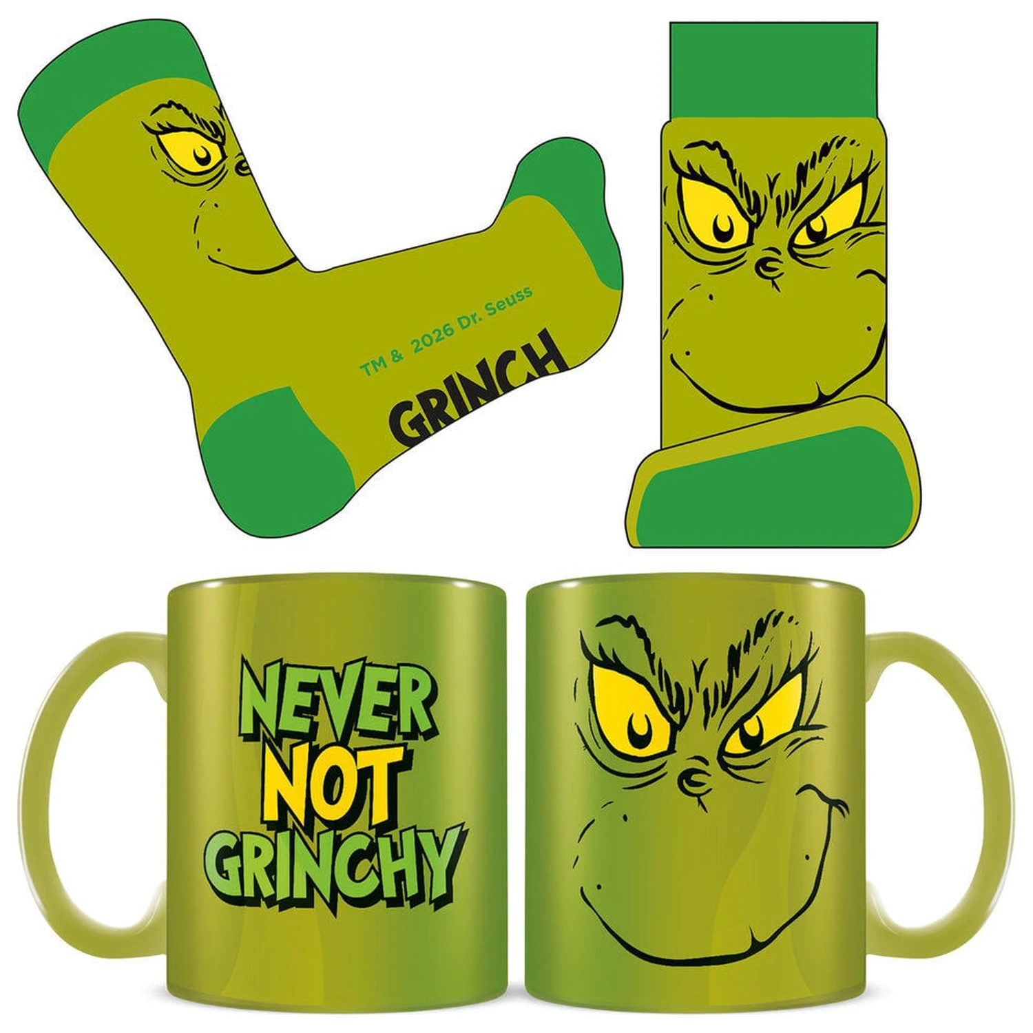 The Grinch bögre és zokni csomag termékfotó