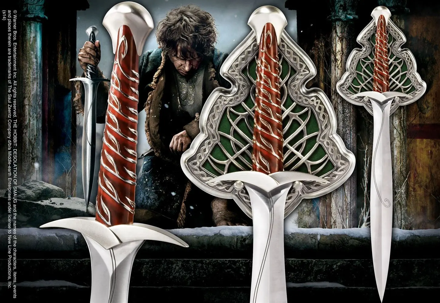 The Hobbit 1/1 The Sting Sword of Bilbo Baggins replika 56 cm termékfotó