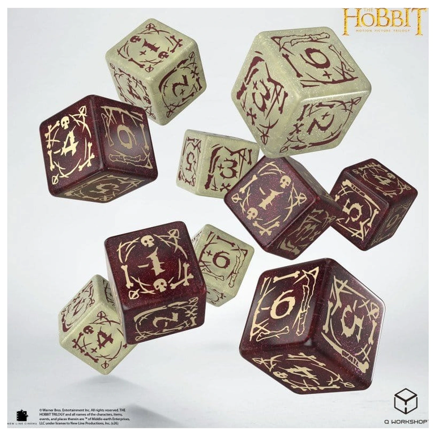 The Hobbit: 10 db-os D6 dobókocka csomag Goblins termékfotó