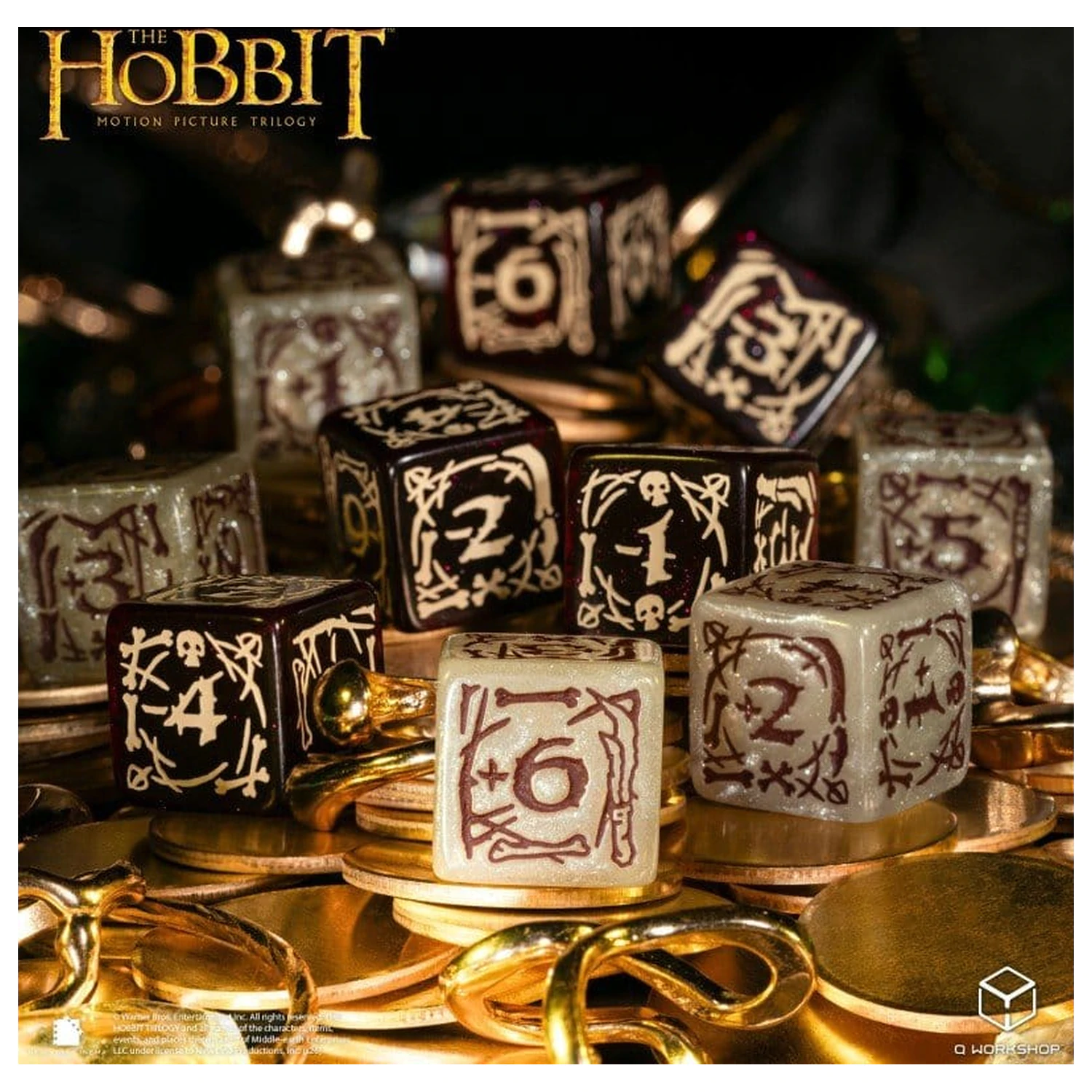 The Hobbit: 10 db-os D6 dobókocka csomag Goblins termékfotó