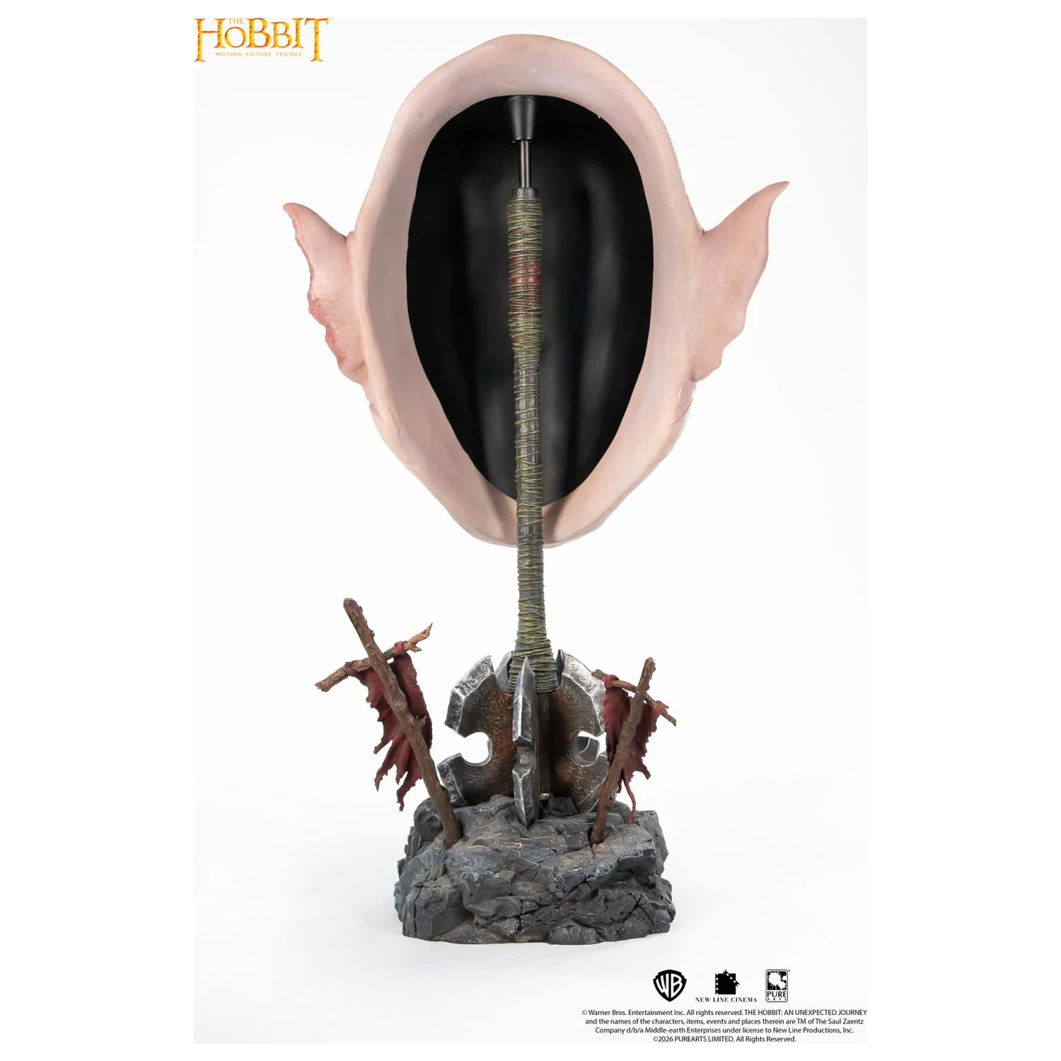 The Hobbit Art Mask Azog replika 1/1 54cm termékfotó