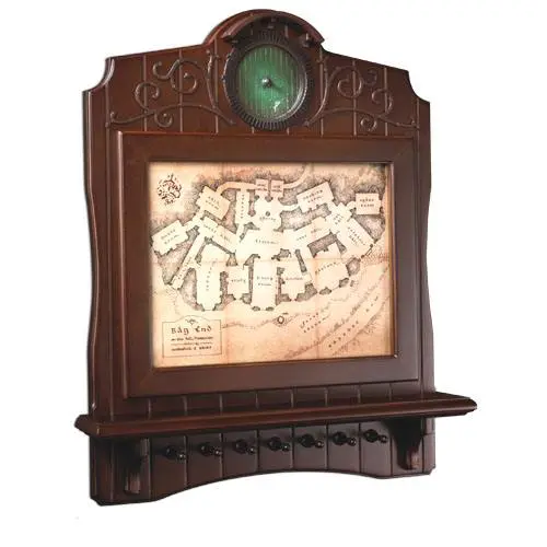 The Hobbit Bag End Map fali kulcstartó termékfotó