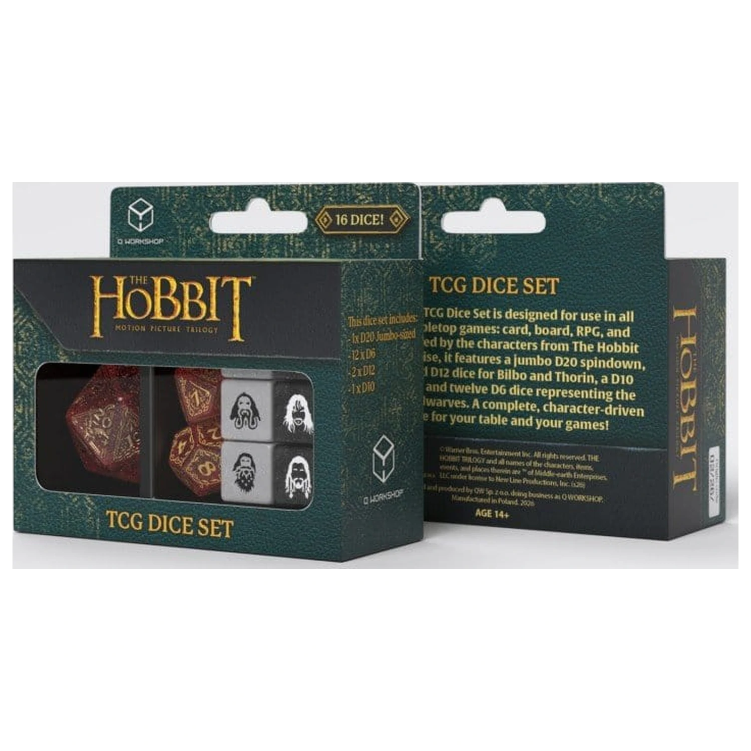The Hobbit TCG 16 db-os dobókocka csomag Ember Hearth termékfotó