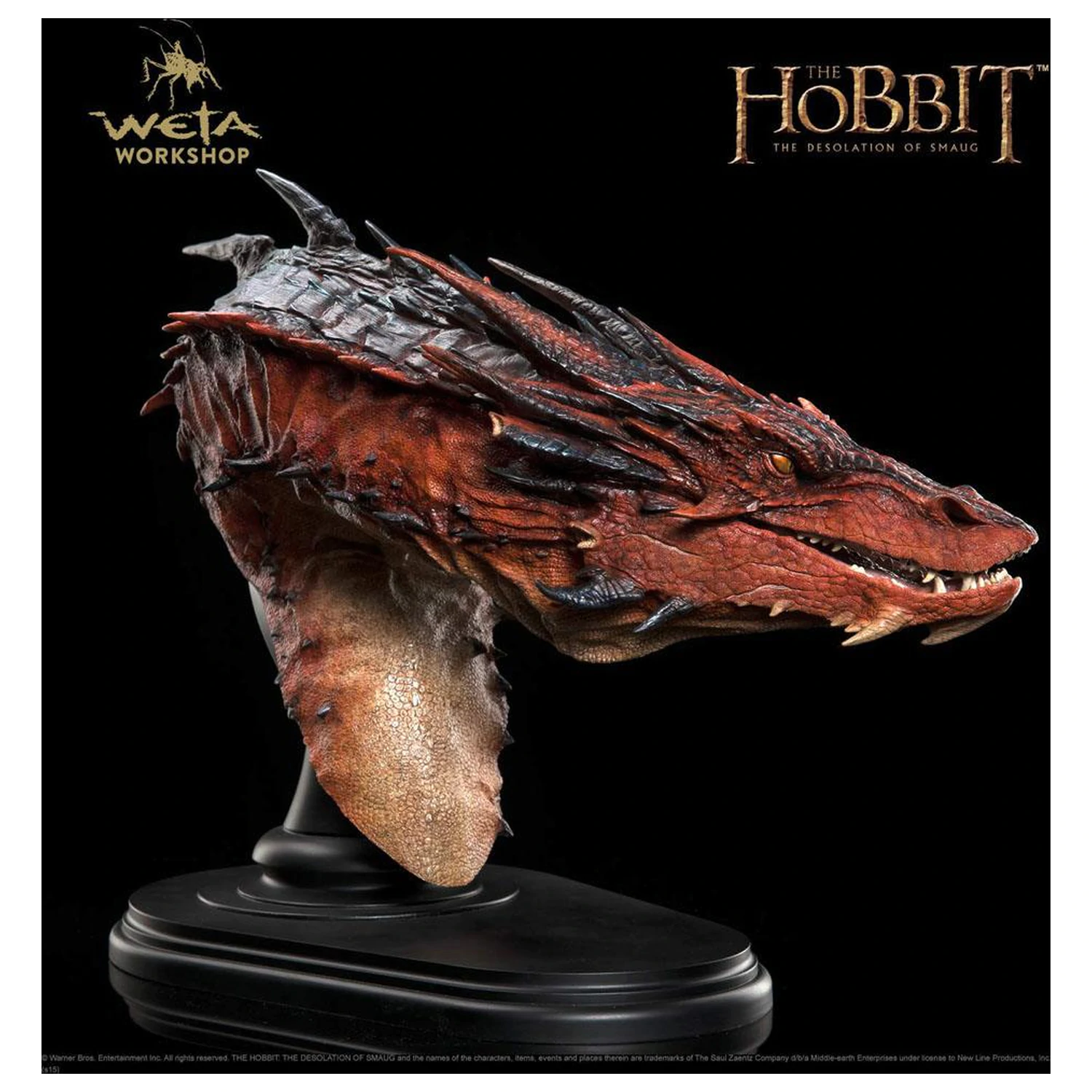 The Hobbit The Desolation of Smaug Smaug mellszobor figura 36 cm termékfotó