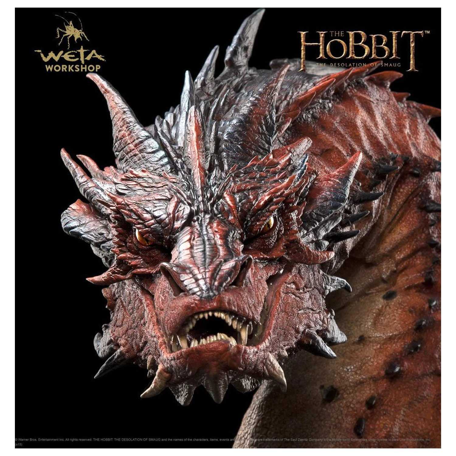 The Hobbit The Desolation of Smaug Smaug mellszobor figura 36 cm termékfotó