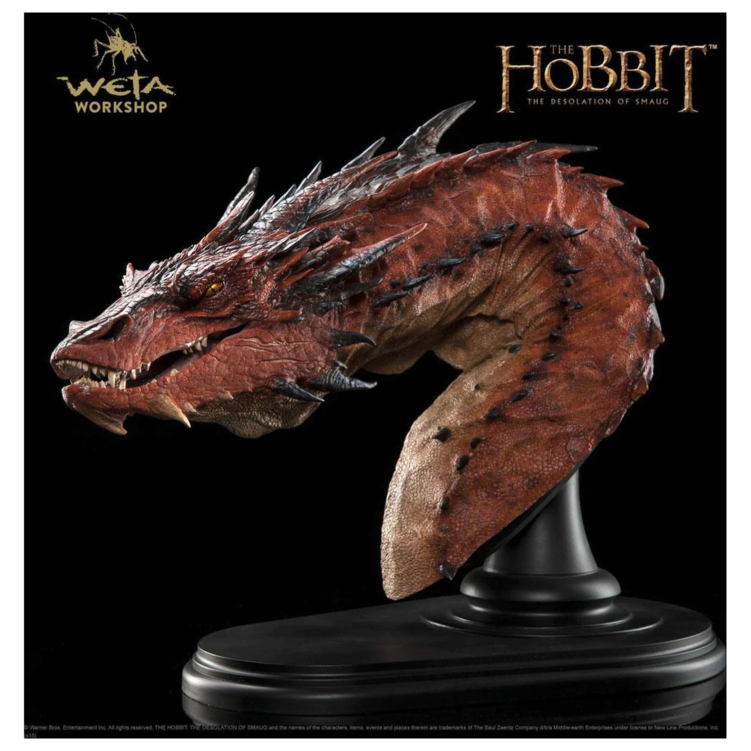 The Hobbit The Desolation of Smaug Smaug mellszobor figura 36 cm termékfotó