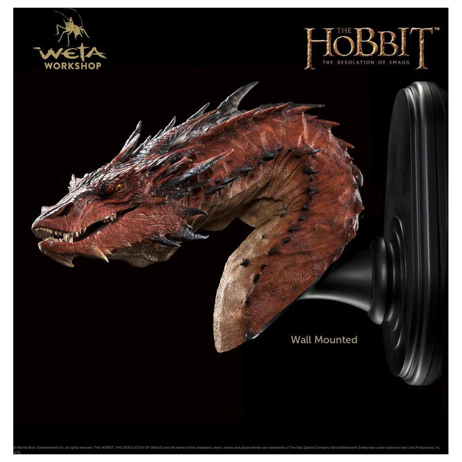 The Hobbit The Desolation of Smaug Smaug mellszobor figura 36 cm termékfotó