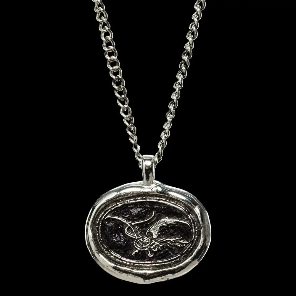 The Hobbit The Desolation of Smaug Smaug Wax Seal ezüstözött medál termékfotó