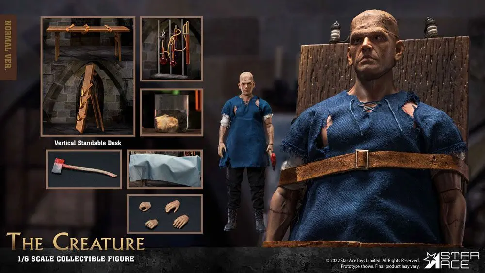 The Horror of Frankenstein My Favourite Movie akciófigura 1/6 The Creature 30 cm termékfotó