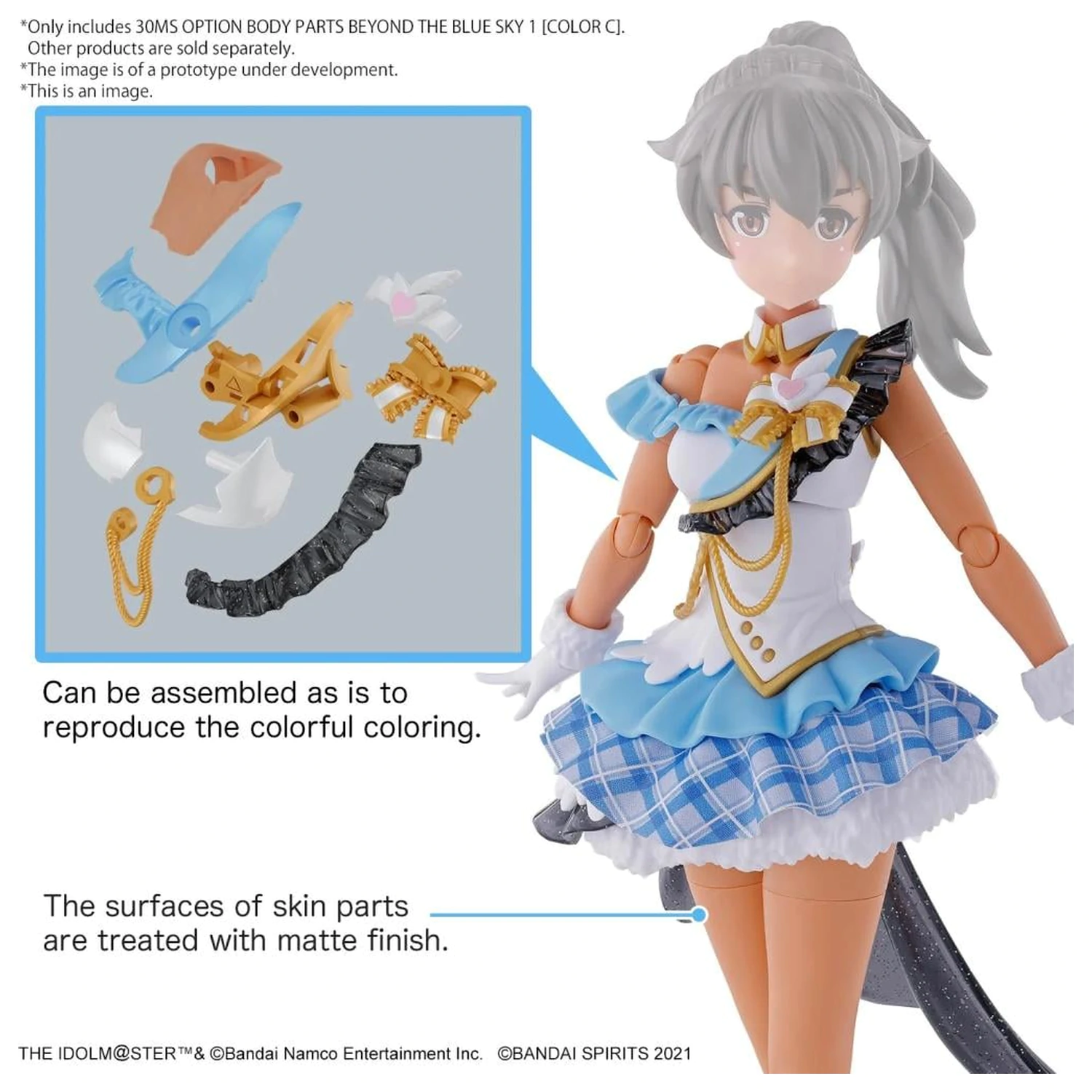 THE iDOLM@STER - Option Body Parts Beyond The Blue Sky 1 Color C - modell készlet kiegészítő termékfotó