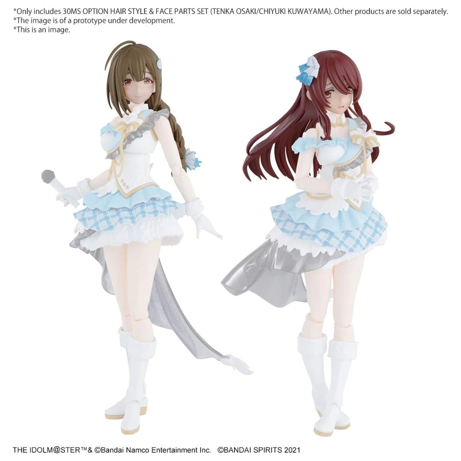 The Idolmaster 30MS Option Hair Style & Face Parts Set modell készlet kiegészítő csomag termékfotó