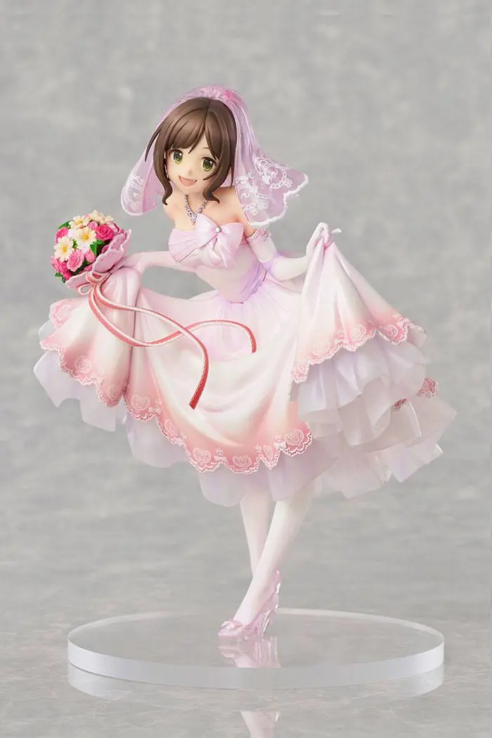 The Idolmaster Cinderella Girls 1/7 Miku Maekawa Dreaming Bride Ver. Limited PVC szobor figura 24 cm termékfotó