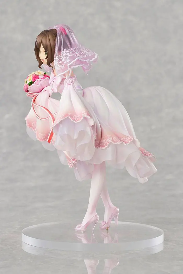 The Idolmaster Cinderella Girls 1/7 Miku Maekawa Dreaming Bride Ver. Limited PVC szobor figura 24 cm termékfotó