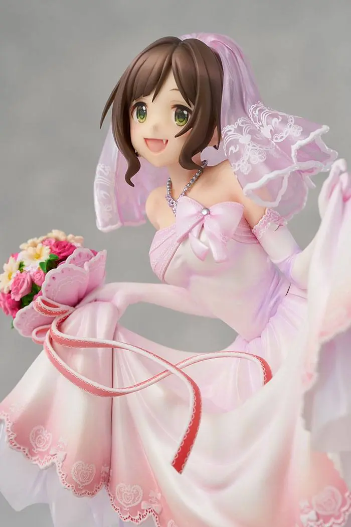 The Idolmaster Cinderella Girls 1/7 Miku Maekawa Dreaming Bride Ver. Limited PVC szobor figura 24 cm termékfotó