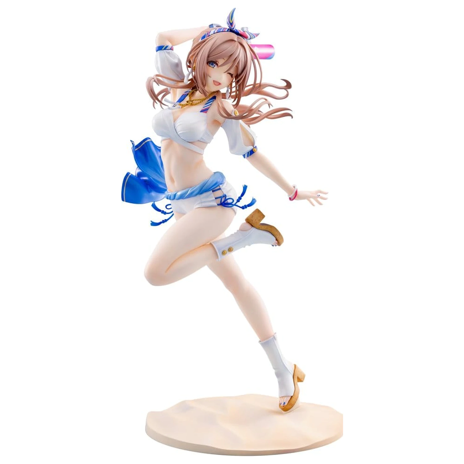 The Idolmaster Gakuen 1/7 Himesaki Rinami Kimi to Semi Blue Ver. PVC figura 27 cm termékfotó