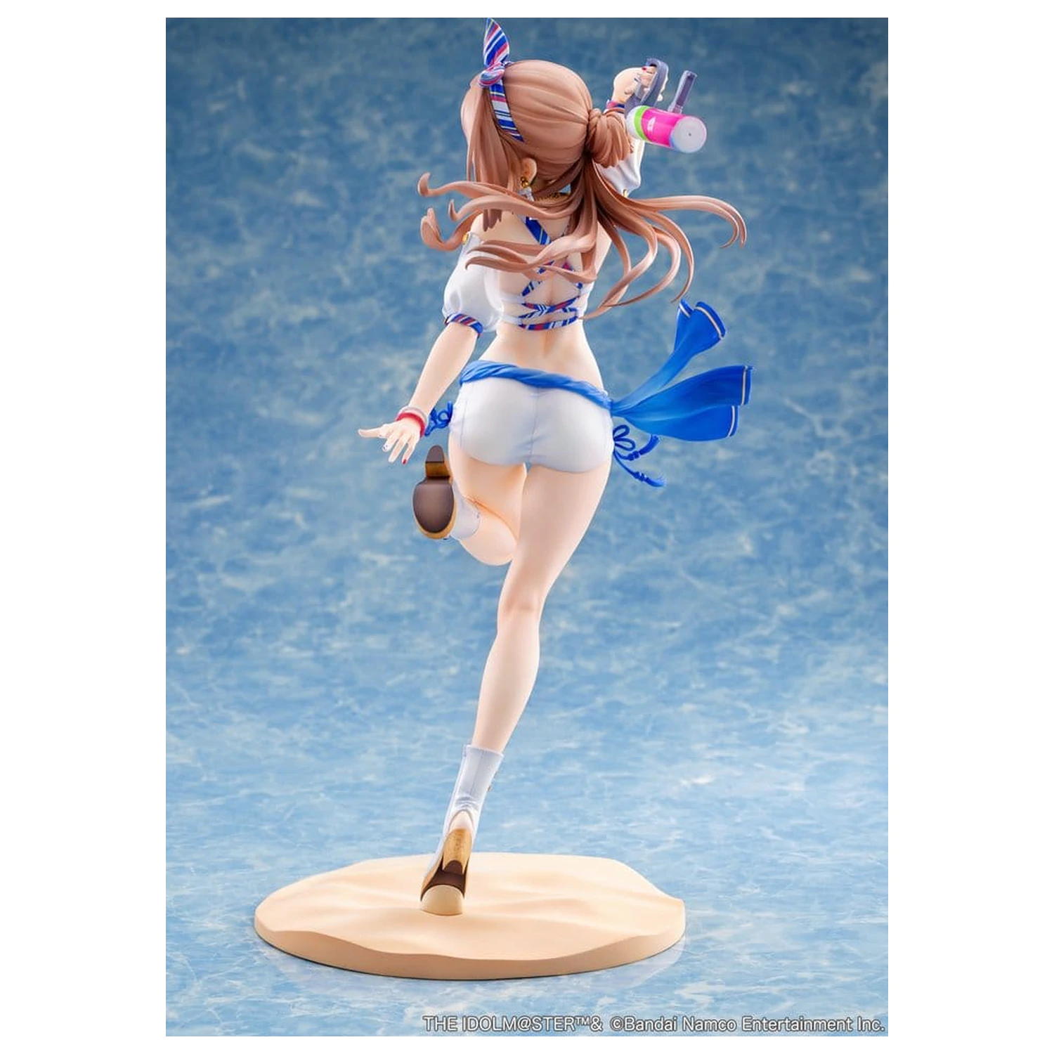 The Idolmaster Gakuen 1/7 Himesaki Rinami Kimi to Semi Blue Ver. PVC figura 27 cm termékfotó