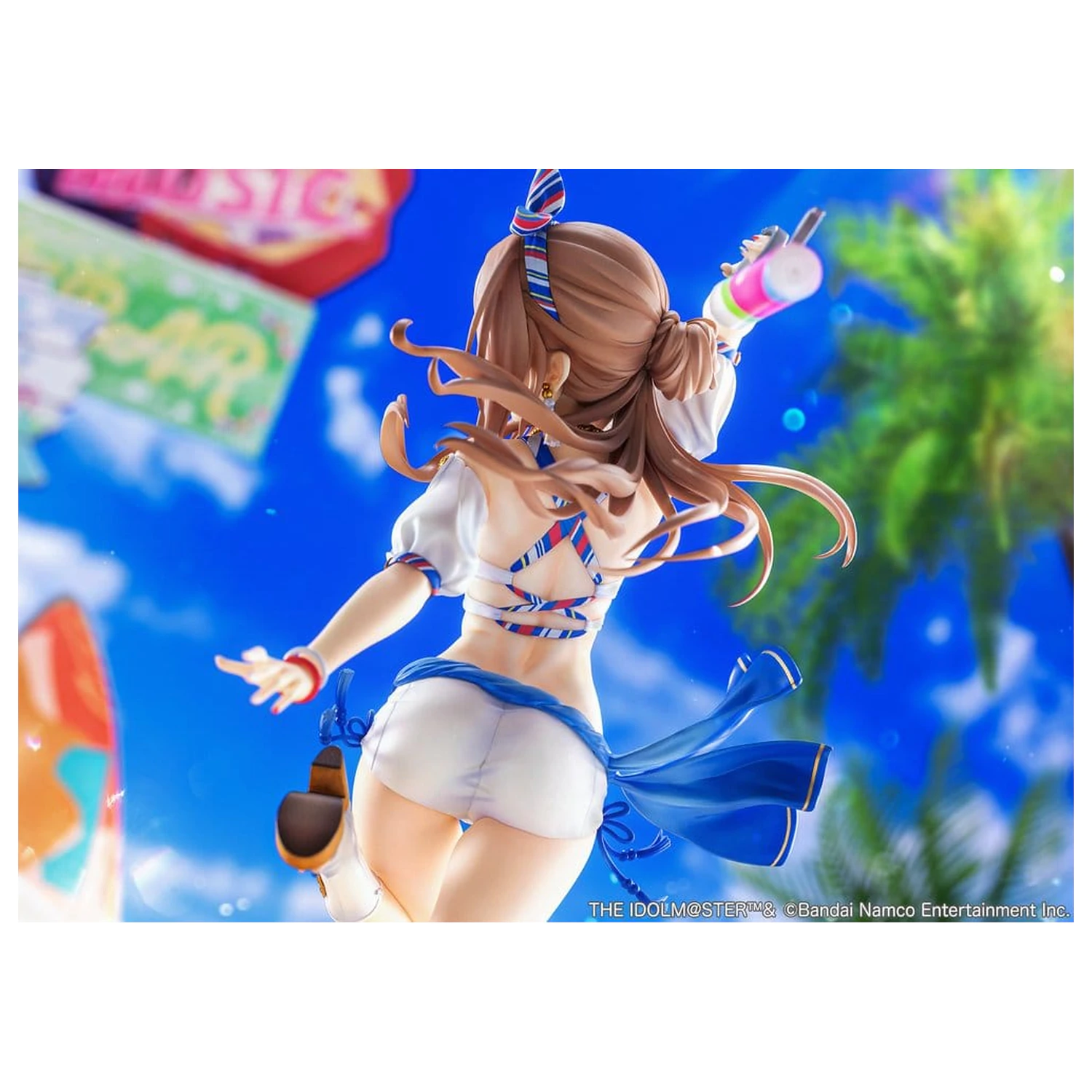 The Idolmaster Gakuen 1/7 Himesaki Rinami Kimi to Semi Blue Ver. PVC figura 27 cm termékfotó