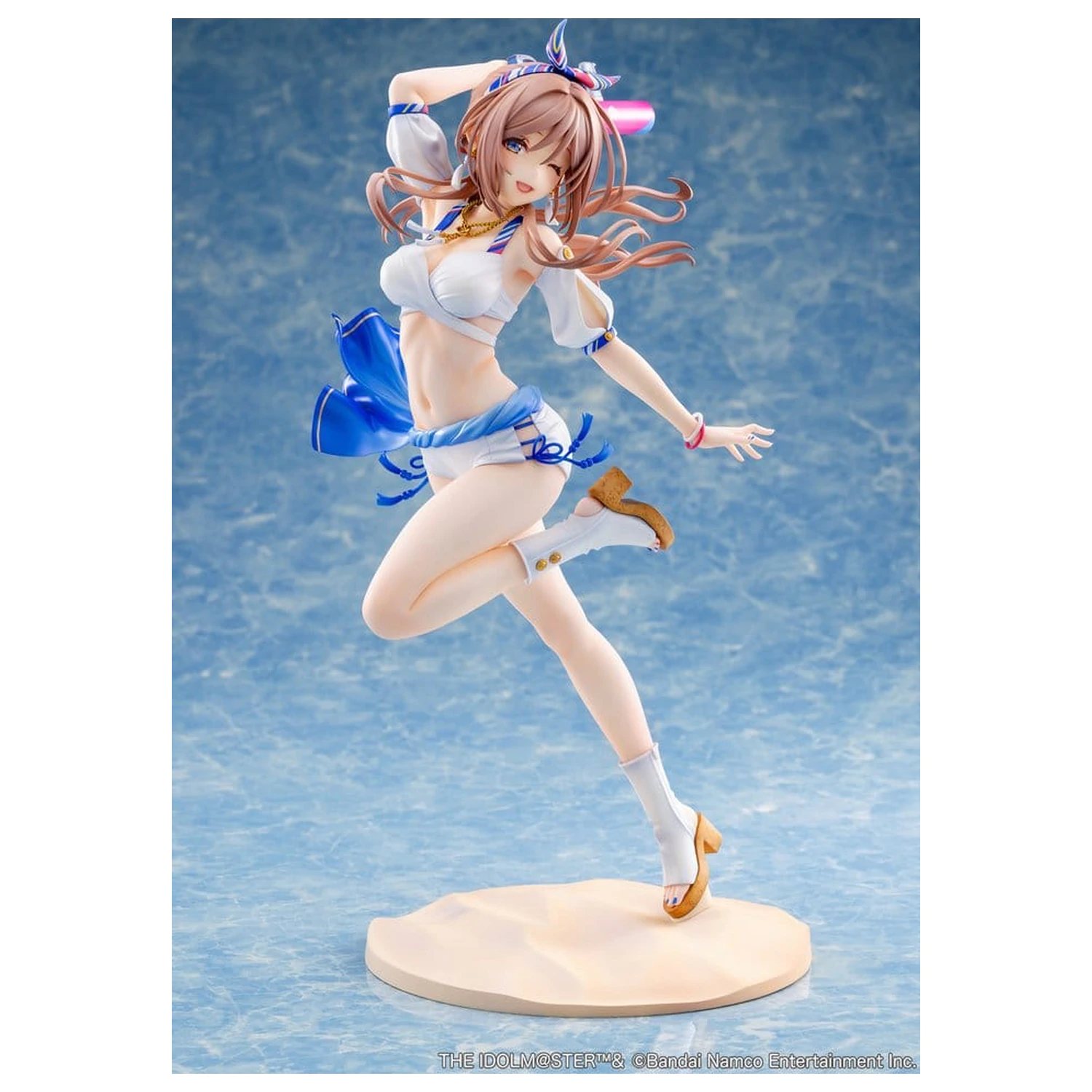 The Idolmaster Gakuen 1/7 Himesaki Rinami Kimi to Semi Blue Ver. PVC figura With Bonus 27 cm termékfotó
