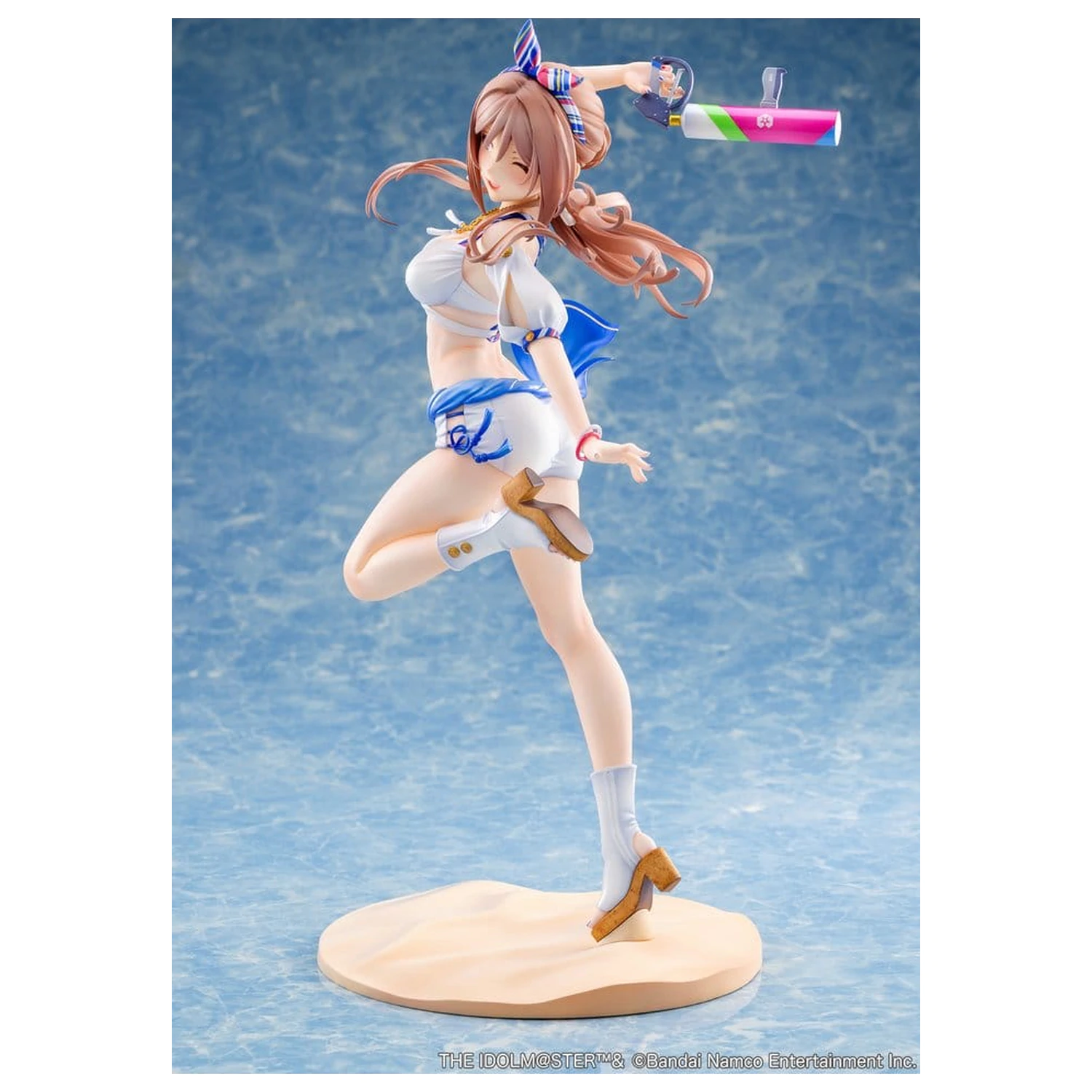 The Idolmaster Gakuen 1/7 Himesaki Rinami Kimi to Semi Blue Ver. PVC figura With Bonus 27 cm termékfotó