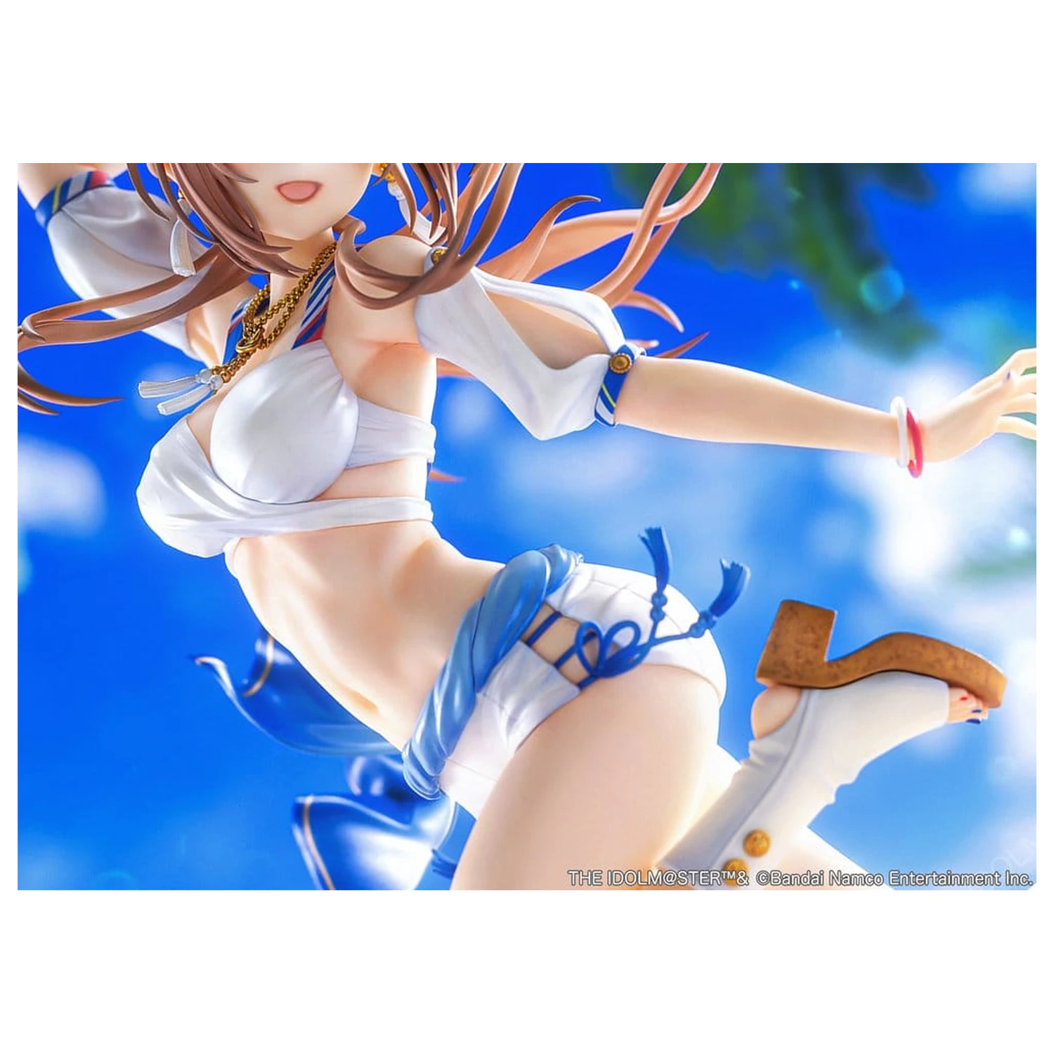The Idolmaster Gakuen 1/7 Himesaki Rinami Kimi to Semi Blue Ver. PVC figura With Bonus 27 cm termékfotó