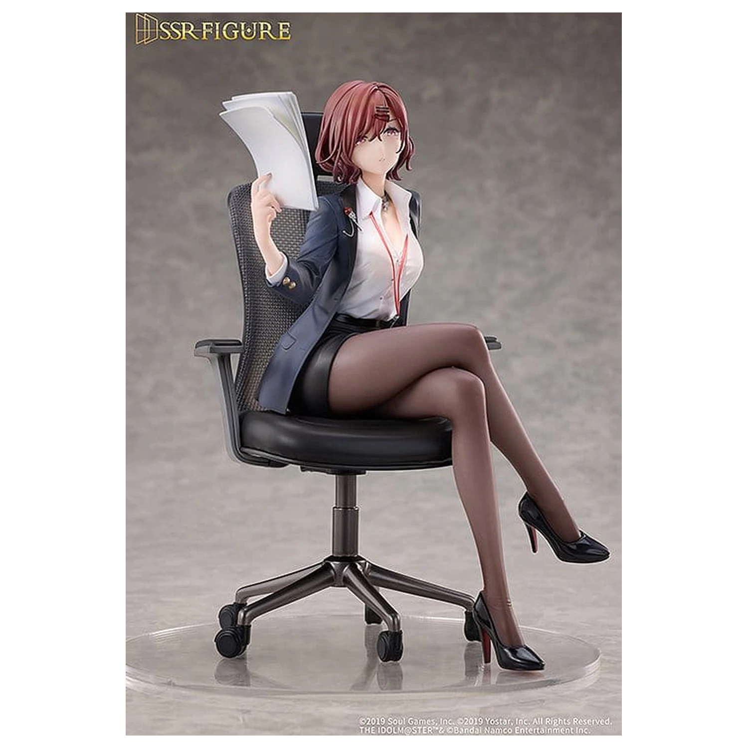 The Idolmaster Shiny Colors x Mahjong Soul PVC figura 1/7 Madoka Higuchi Effortless Work Ver. 21 cm termékfotó