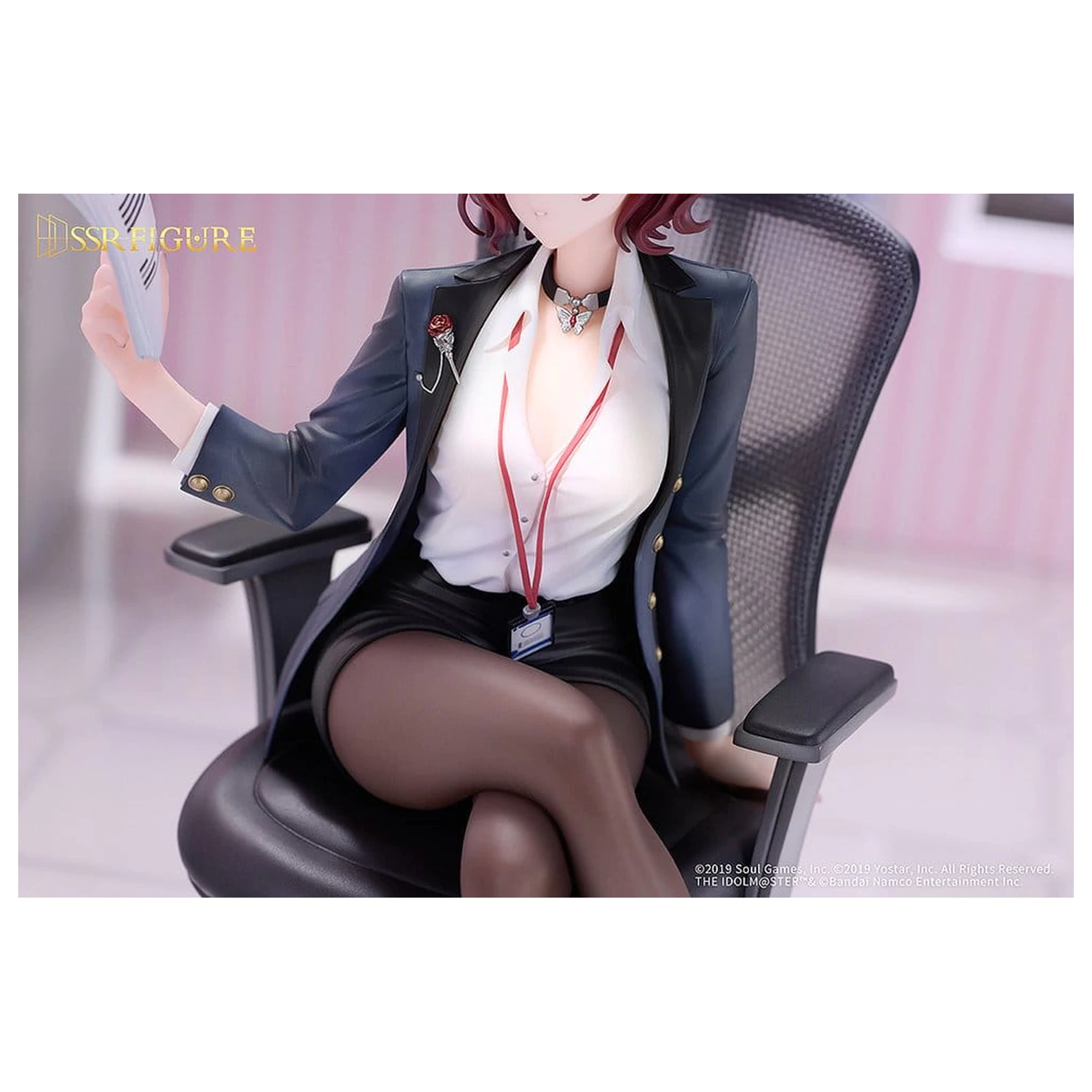 The Idolmaster Shiny Colors x Mahjong Soul PVC figura 1/7 Madoka Higuchi Effortless Work Ver. 21 cm termékfotó