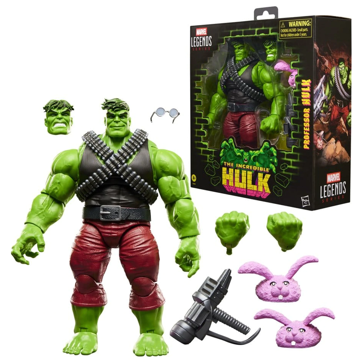 The Incredible Hulk Marvel Legends Professor Hulk akciófigura 15 cm termékfotó